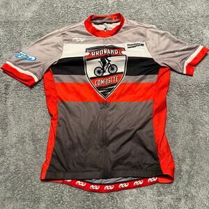 Podiumwear Cycle Jersey Shirt Mens Large Performance Cycling Pocket